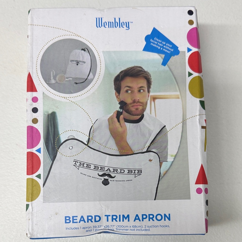 Wembley Black Beard Bib Apron